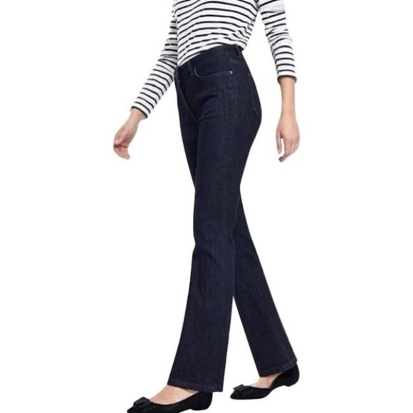 Boden Dark Wash Bootcut Jeans Size 6 Petite - Picture 1 of 8